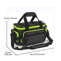 Fishing Tackle Bag Lightweight Tackle Bag with Shoulder Strap Compact