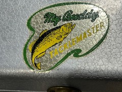 Vintage My Buddy Tacklemaster fishing lure tackle box (28402)