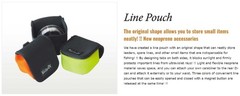 Valkein Line Pouch 95 x 95 x 60mm Orange (9423)