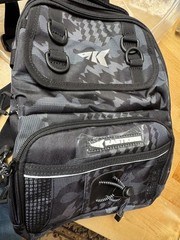KastKing BaitSpace Fishing Sling Bag, Fishing Backpack – Blue Camo