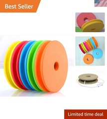 Multi-Purpose Fishing Line Storage – 36 EVA Foam Spools with 6.8cm Diameter