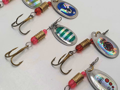 Lot of 5 Rotating Spoons – Size 2 – Spoon Fishing Spoon – FL216