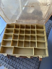 Vintage Plano Magnum 1152 Fishing Tackle Storage Box Double Sided