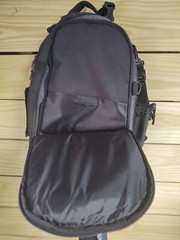 NEW Fishing/Outdoor Backpack, Tackle Bag W/Rod Holder – Large Black Gear Bag