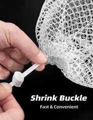 Fishing Chum Bag 3 Pack 18.5 Inch Drawstring Polyester Bait Mesh Saltwater