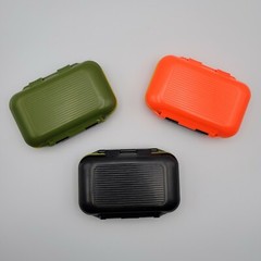 Compact Waterproof Pocket Tackle Box w/ Grid Storage Organizer 4.5″ X 3″