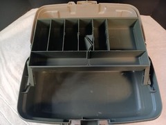 Plano Tackle Box 6102 2 Tier Fold Out Tray Fishing Gear Made in USA