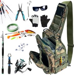 Fishing Backpack Fishing Tackle Storage Bag with Rod Holder Backpack for Outdoor