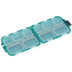 Fishing Storage Box Container Tackle Hobbies Compartments 9.9*6.5*3cm Waterproof