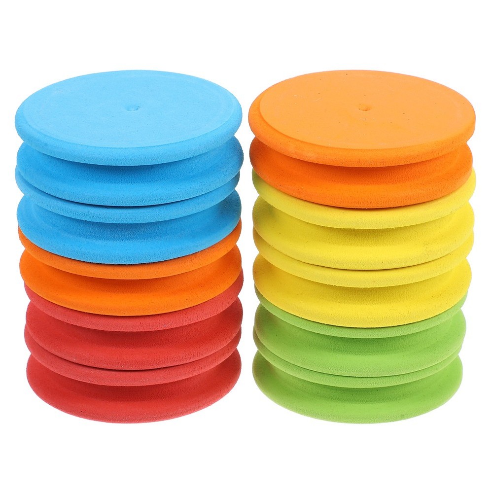 10Pcs Eva Foam Fishing Line Storage Spools Durable Colorful Fishing Accessories