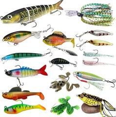 600 Pc Fishing Tackle Kit Hooks Sinkers Lures Saltwater Freshwater Bass