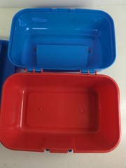 Shakespeare Marvel Ultimate Spiderman Kids Red and Blue Fishing Tackle Box