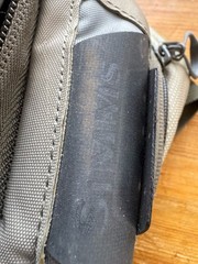 Simms Chest Pack -Fly Fishing Pack Green/Grey 3 Pocket Excellent Condition