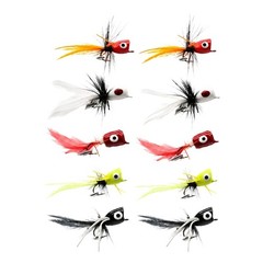 Casting Fly Set with Feather Tail and Single Hook Build for Fly Use