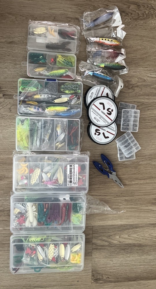 FISHING Lures Hooks Swivels Beads Tackle Supplies