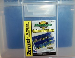 75 Flambeau Big Mouth Spinnerbait Boxes, used in excellent condition