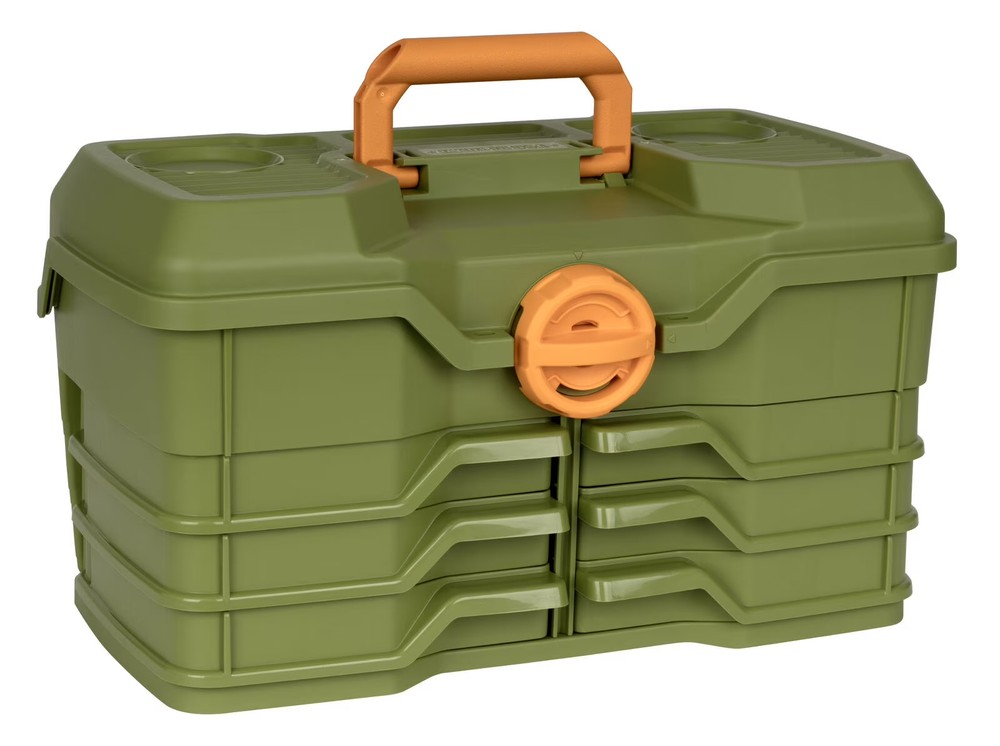 Flambeau NextGen 6/0 Large Tackle Box 15.5″ Green Plastic
