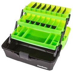 Outdoors 6383FG Classic Tray Portable 3-Tray Tackle Box Frost Green/Black