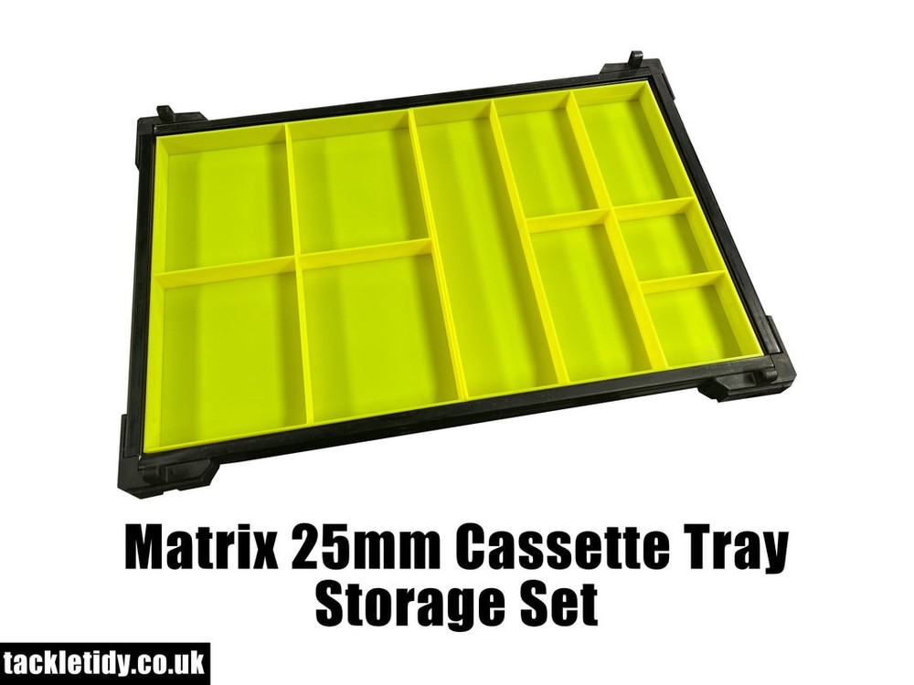 OFFICIAL Tackle Tidy Matrix 25mm Cassette Layer Tray Inserts, XR36 S25 S26 F25