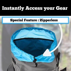 Lunkerhunt LTS Fishing Backpack with Tackle Box (3 Boxes Included), 2 Rod Holder