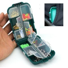 Fishing Storage Box Container Tackle Hobbies Compartments 9.9*6.5*3cm Waterproof