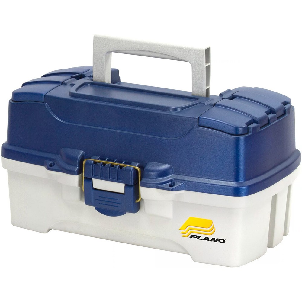 Plano Two Tray Fishing Tackle Box – Model: 6202-06 – Blue/White
