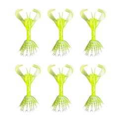 8cm 5g Soft PVC Lure with Oscillating Tail for Bass Trout Crappie Panfish