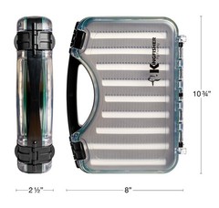 Kingfisher Fly Fishing Large Double Sided Streamer Boat Box
