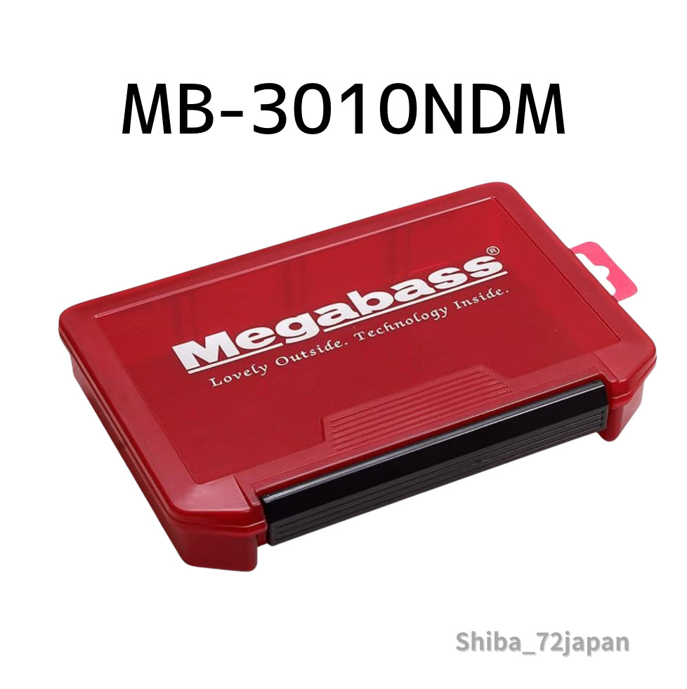 Megabass LUNKER LUNCH BOX MB-3010NDM Red Fishing Tackle Case Japan