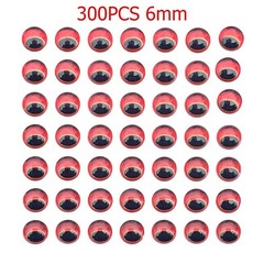 300pcs/Pack 3/4/5/6mm 3D Holographic Fishing Lure Eyes Fly Tying DIY Tackle New
