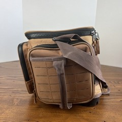 Plano Guide Series 3700 Brown Black Tackle Bag Shoulder Strap Magnetic Dropzone