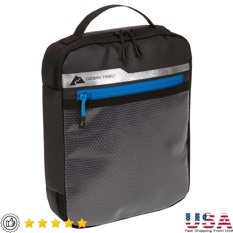 Saltwater Fishing Tackle Storage Binder 10 Resealable Bags Lightweight Polyester