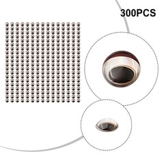 300pcs 3/4/5/6mm Snake Pupil Red 3D Holographic Fishing Lure Eyes Fly Tying&DIY