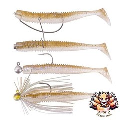 NEW OSP HP Shad Tail 3.6inch OSP HP Shad Tail 139 Neon Smelt 7 pieces