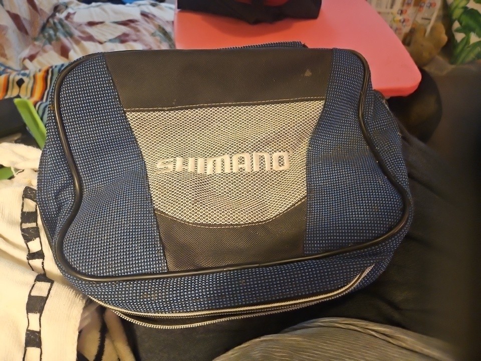 Shimano Worm Binder Soft Plastic Bait Organizer Blue And Gray
