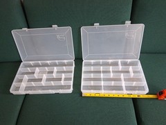 Plano StowAway Utility Tackle Boxes 14×8.5″ – Clear – 3-Pack