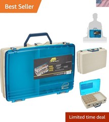 Lightweight and Stylish Tackle Box – Two Storage Layers with See-Through Lid
