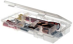 Plano Adjustable Organizer Case with Dividers Plastic Storage Single Pack Old