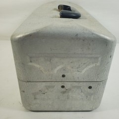 Vintage My Buddy Metal Cantilever Tackle Box Fishing Lure Storage Organizer