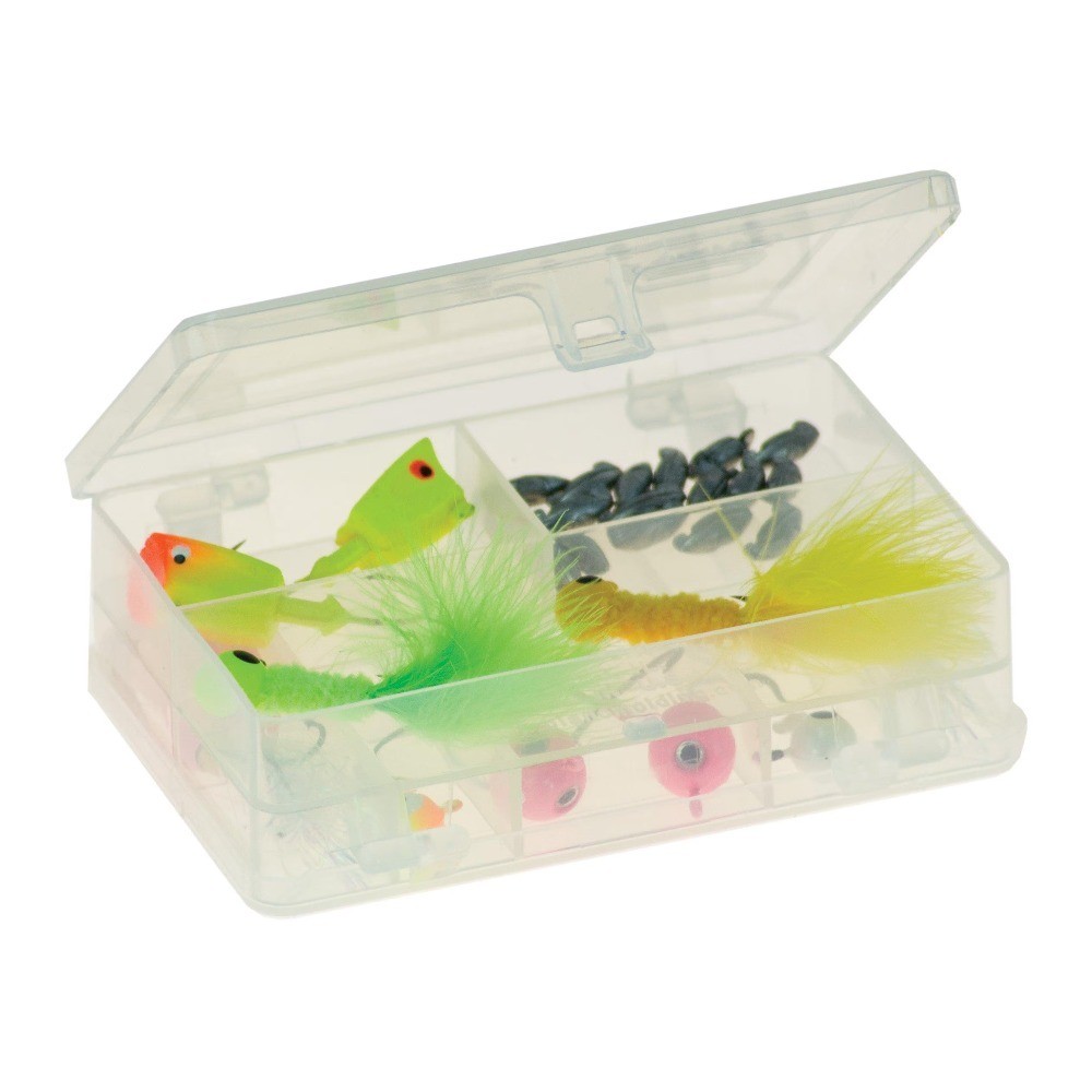 Pocket Fishing Tackle Box Organizer 4.5L x 3W x 1.25H Portable Storage Case
