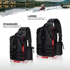 Ergonomic Fishing Sling Bag with Multiple Pockets – Ideal for Outdoor Adventures