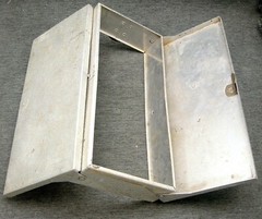 Vintage Umco Corporation Model B-10 2 Sided Aluminum Terminal Tackle Box