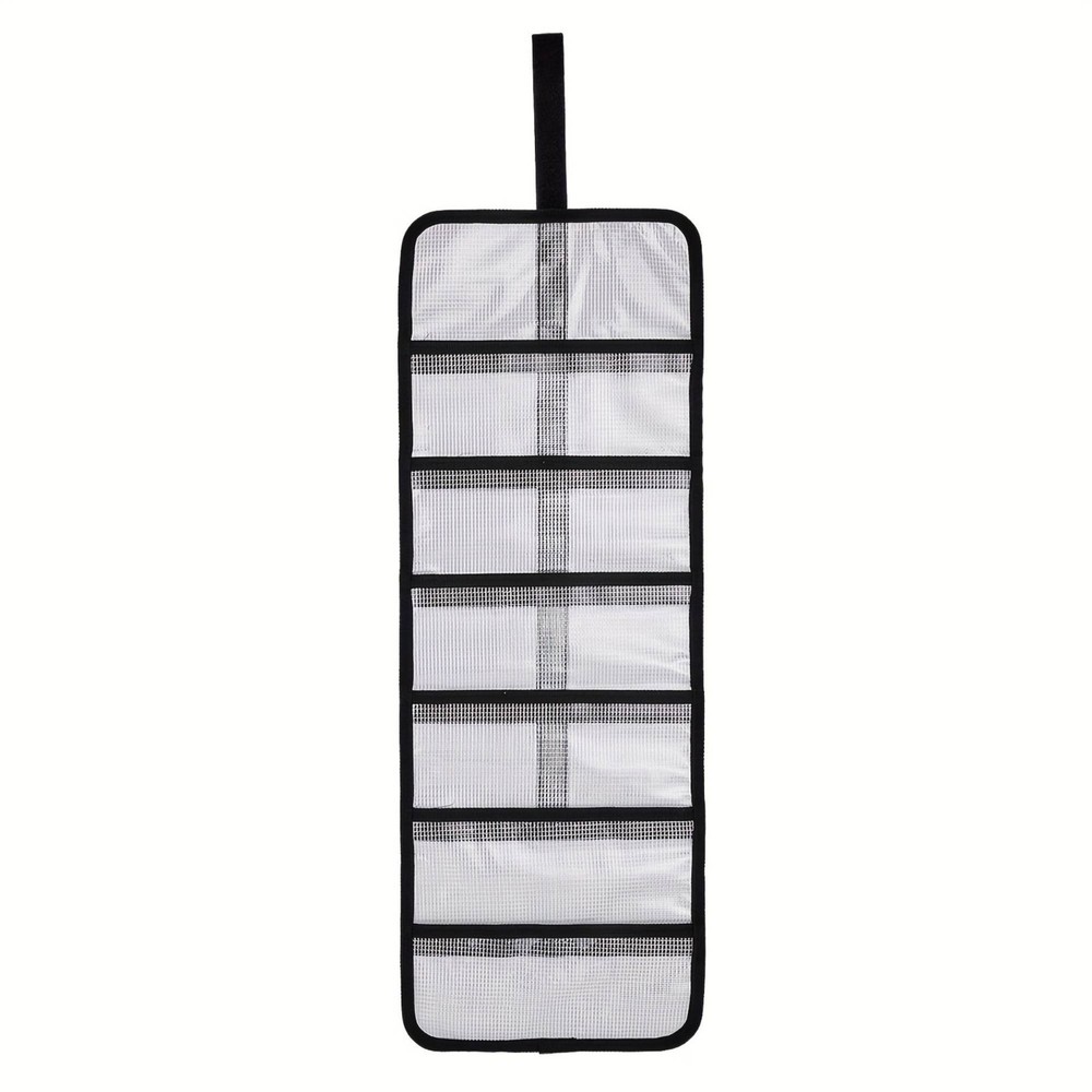 Transparent Tackle Pouch Multi-Tier Fishing Organizer Clear Pockets