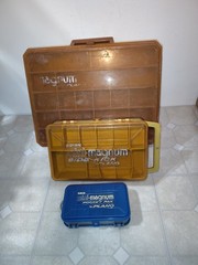 Plano Magnum Mini Magnum Side Kick & Pocket Pak Fishing Tackle Box LOT OF 3 SET
