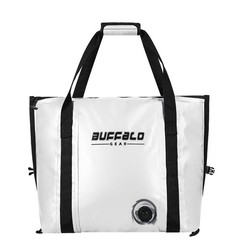 Buffalo Gear Insulated Fish Bag Cooler Flat Bottom-35L Waterproof Fish Kill