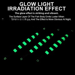 Fast Sinking UV Glow Jig Lure 150/200/300/400g for Tuna and For Snapper