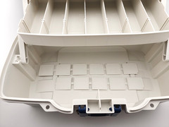 Plano 2-Tray Tackle Box with Dual Top Access, Blue Metallic/Off White, Premium