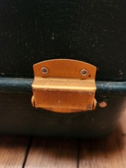 UMCO Corporation Vintage Tackle Box Fishing Gear Green Latch Minneapolis Minn.