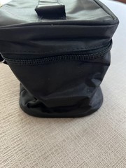 Plano Black Soft Zip Carrying Case Bag Polyurethane Foam Mirror Storage Travel