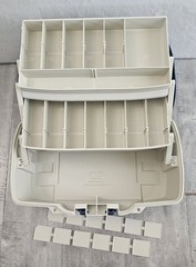 Plano Two Tray Fishing Tackle Box Model 6202-06 Blue